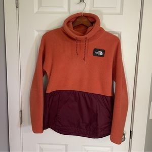 North Face Sweater Womens Medium Outdoor Fleece Sweatshirt Funnel Ladies
